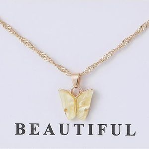 Butterfly necklaces
